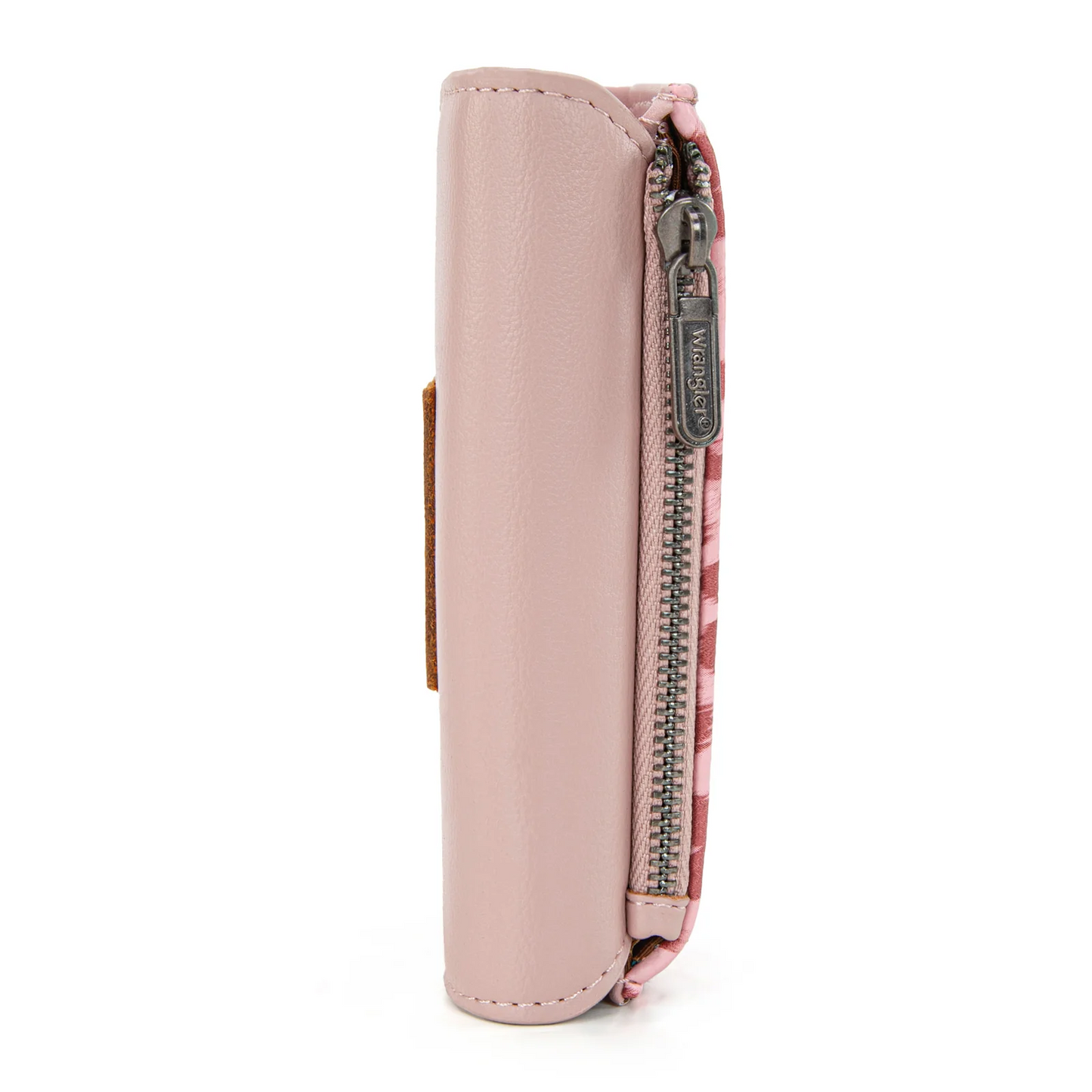 Wrangler Tri-Fold Wallet - LEOPARD&PINK
