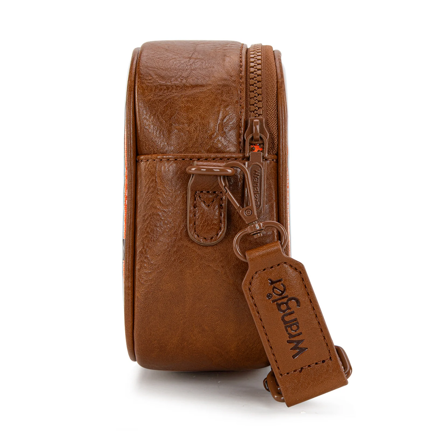 Wrangler Clear Crossbody Bag/Stadium Bag - BROWN
