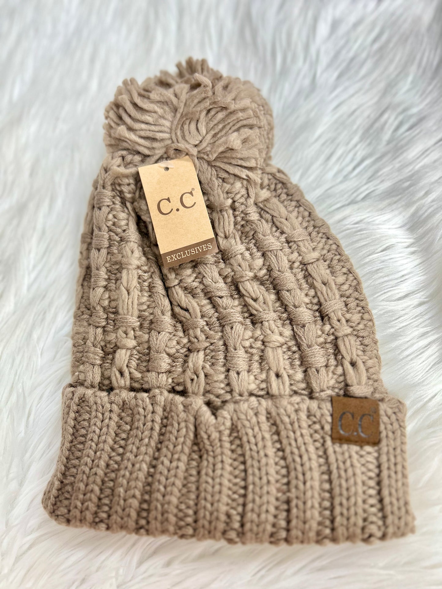 Slipstitch Pom Beanie