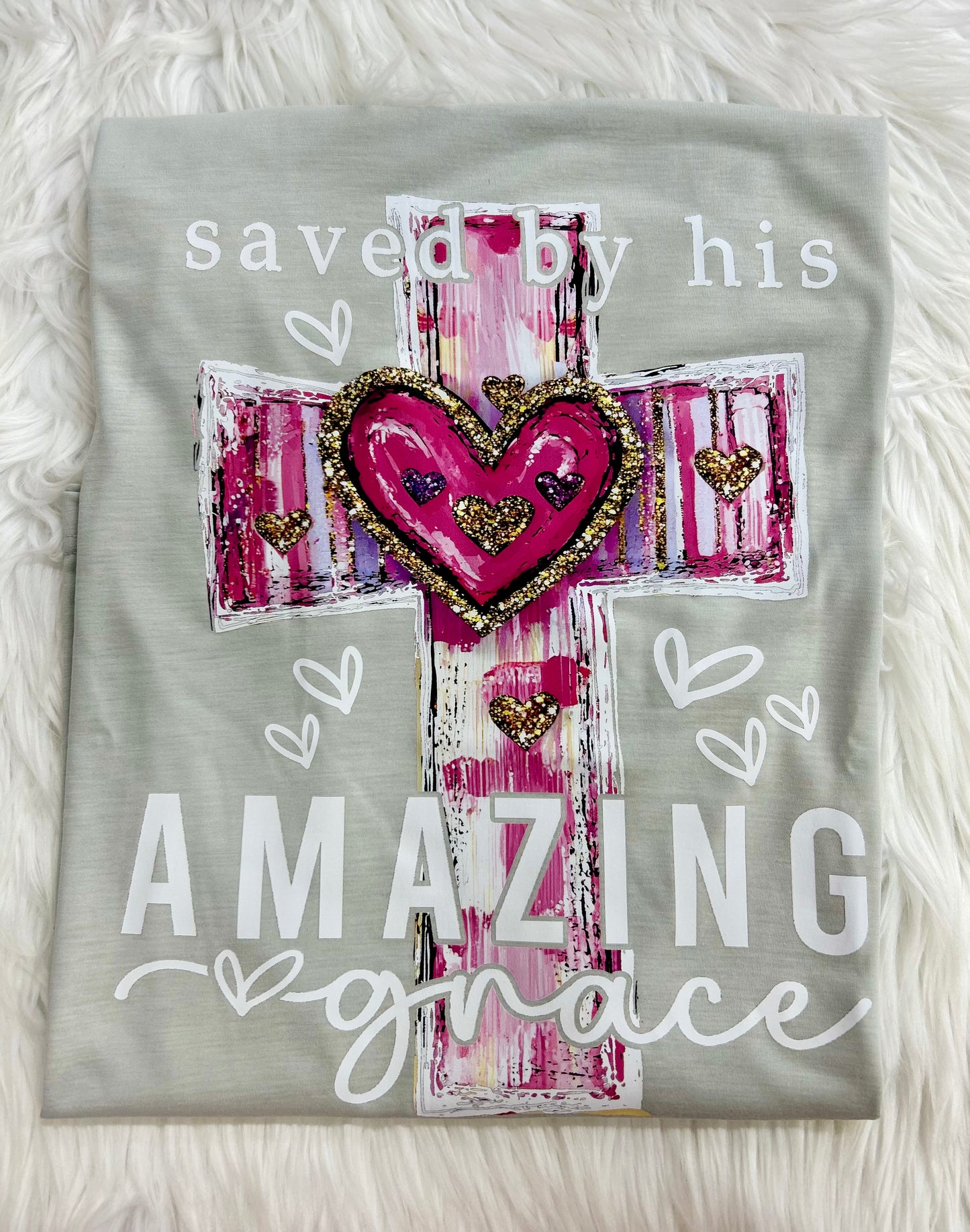 Saved By His Amazing Grace T-Shirt