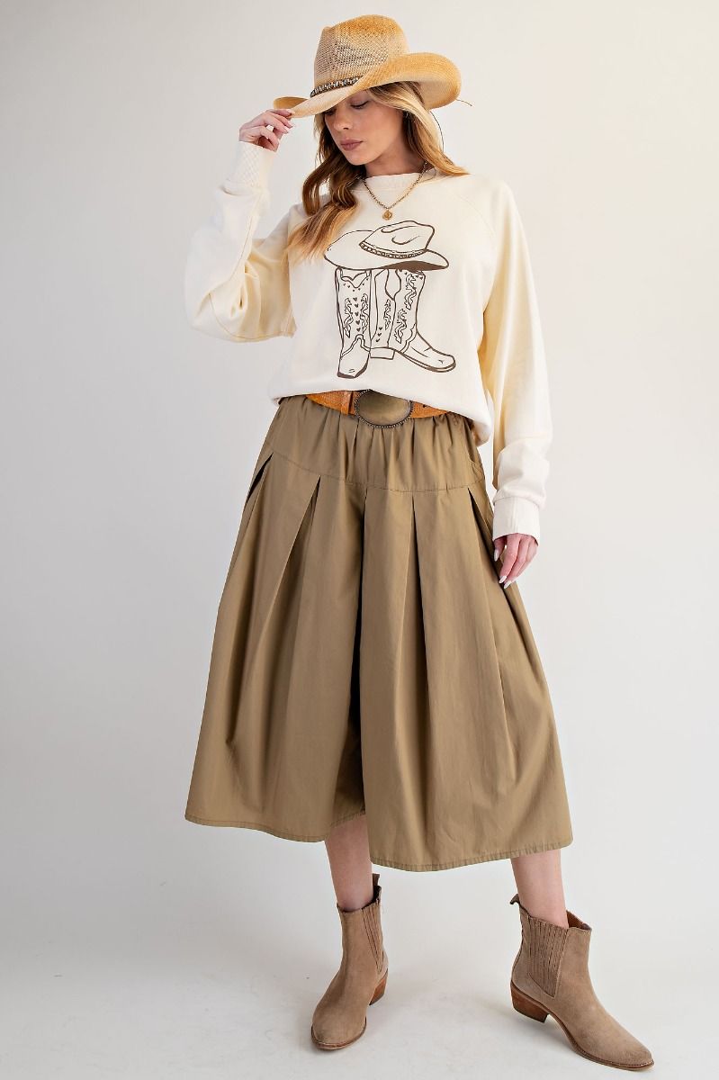 Cowboy Boots & Hat Pullover