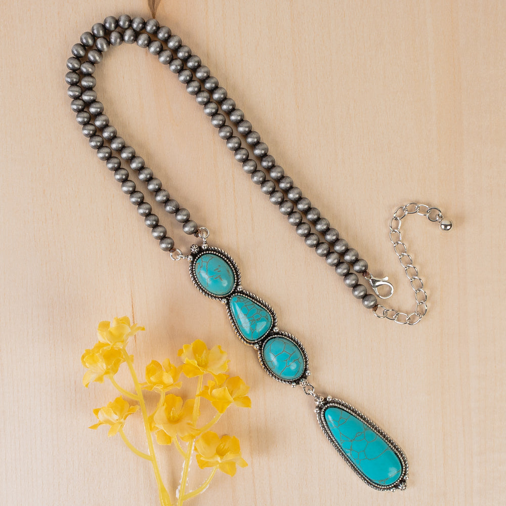 Sundance Turquoise Drop Necklace