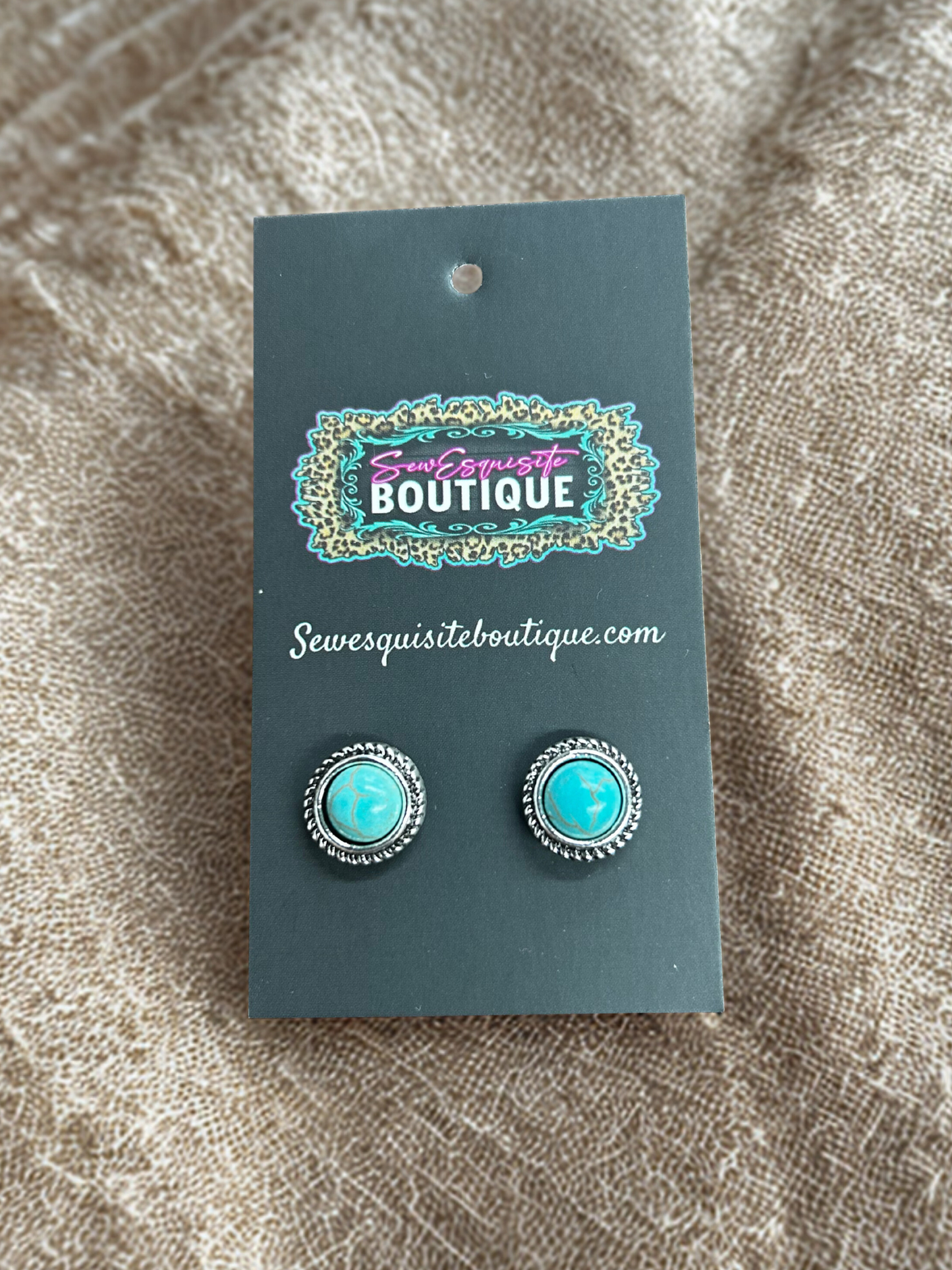 Turquoise Rodeo Studs