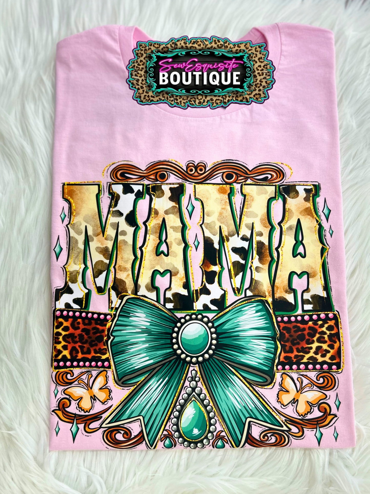 Wild & Glam “MAMA” Graphic Tee