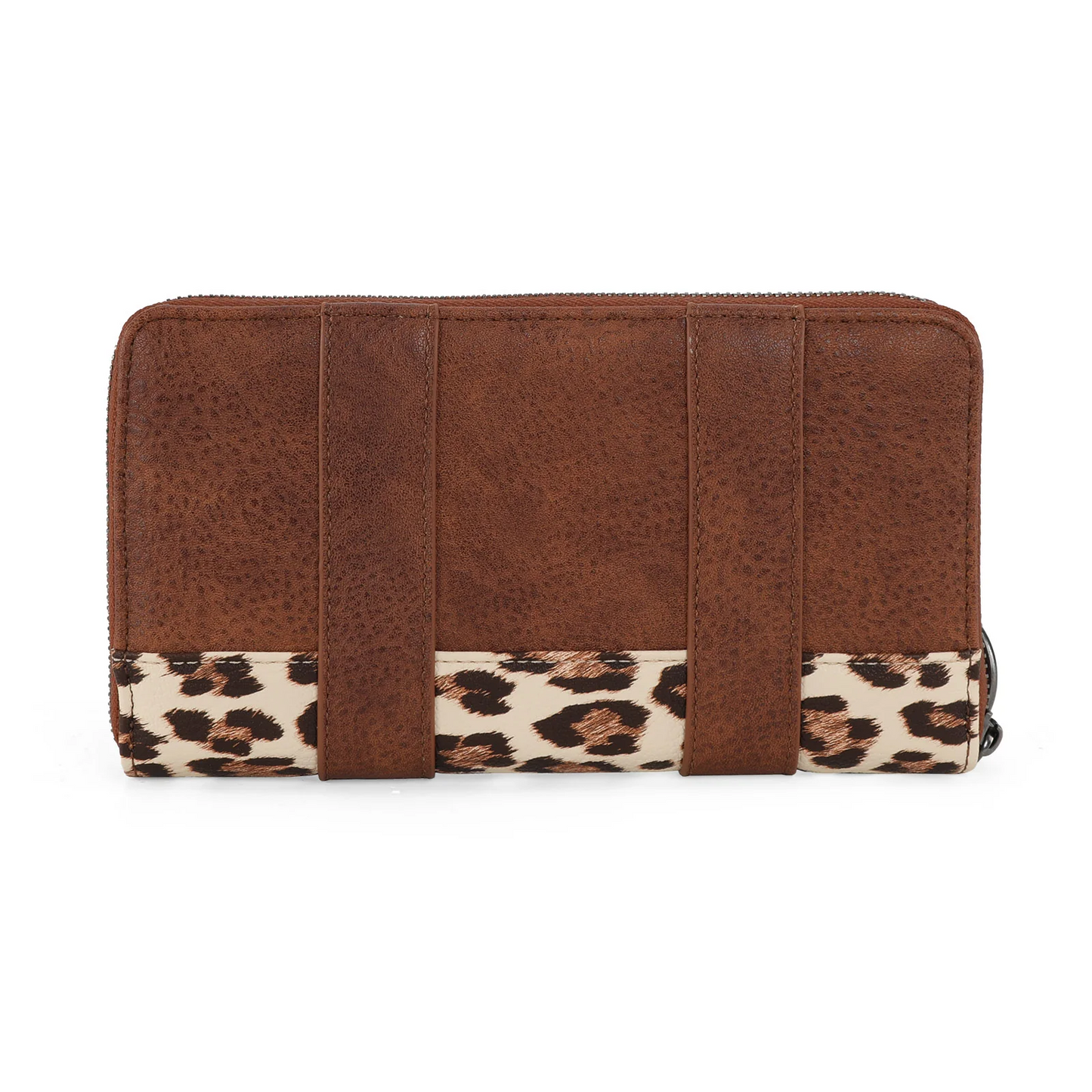 Wrangler Leopard Print Wallet - LEOPARD&BROWN