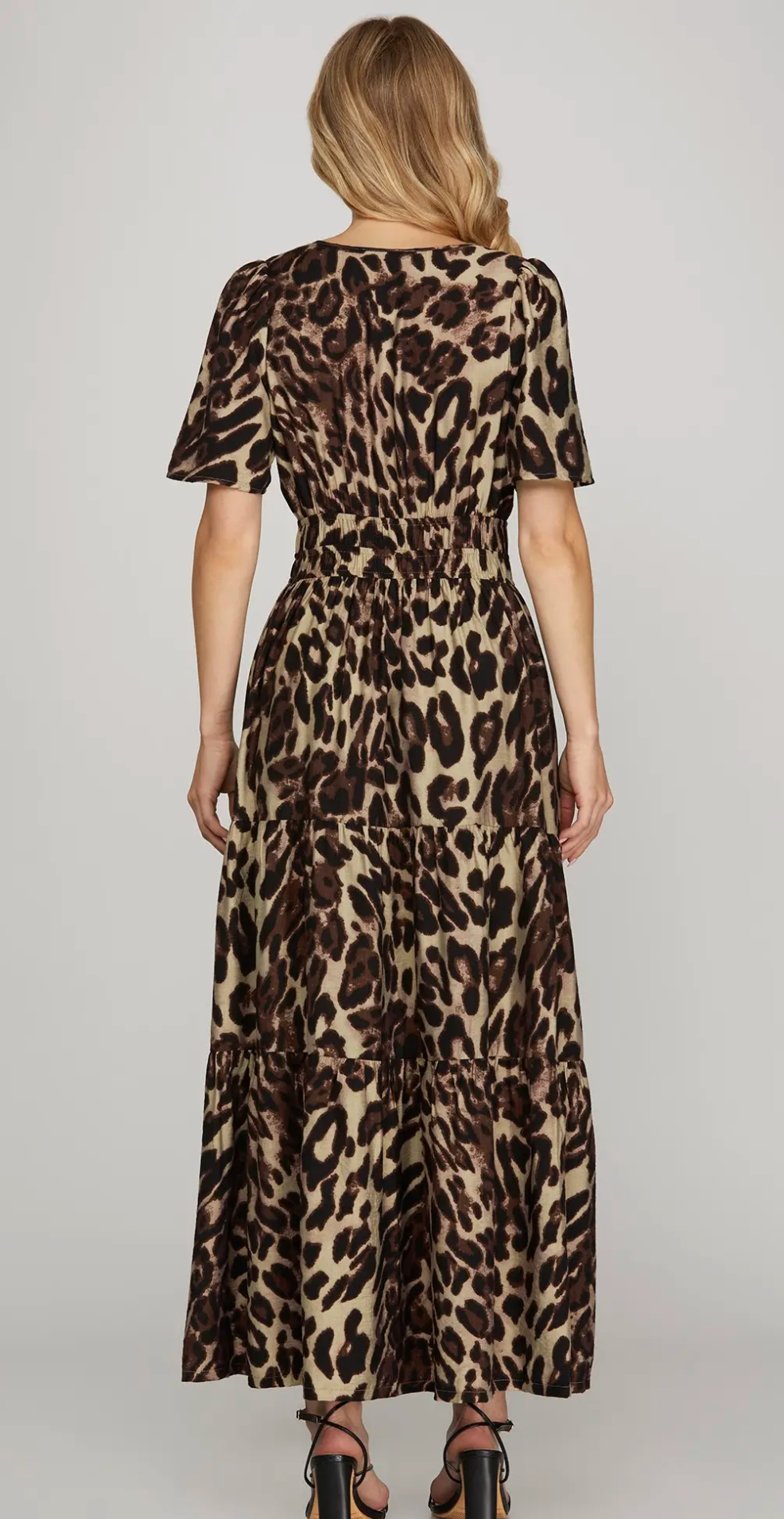 Wild Elegance Leopard Maxi Dress