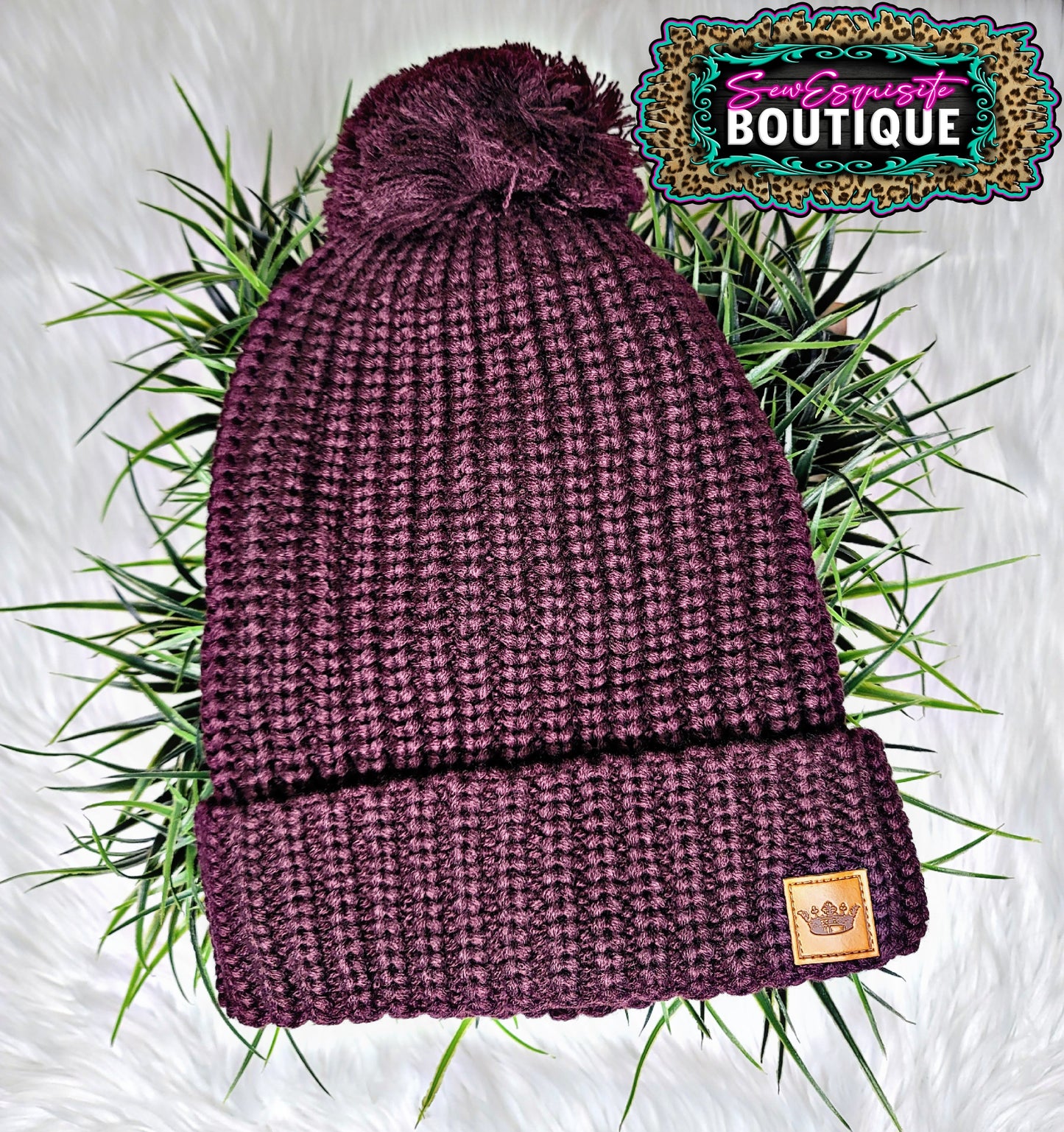 Slouchy Beanie/Wine