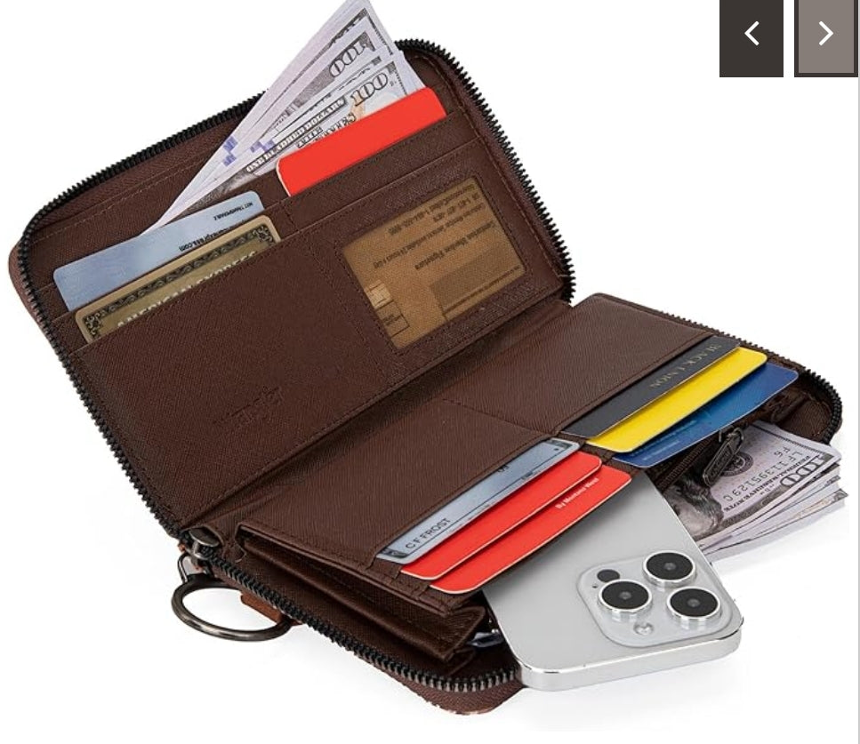 Wrangler Southwestern Art Print Wallet-Brown