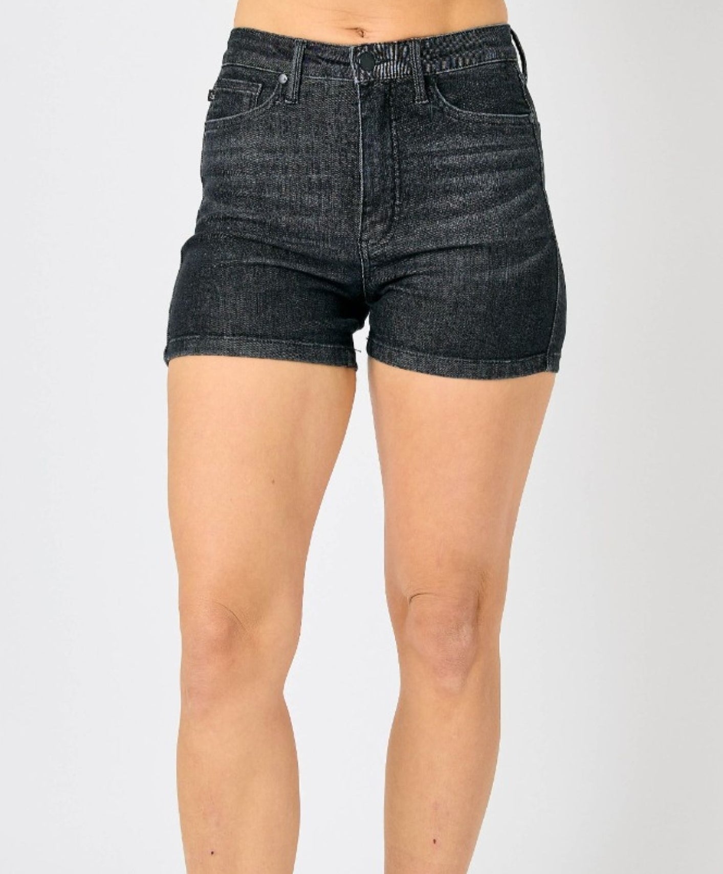 Judy Blue Black Washed Shorts
