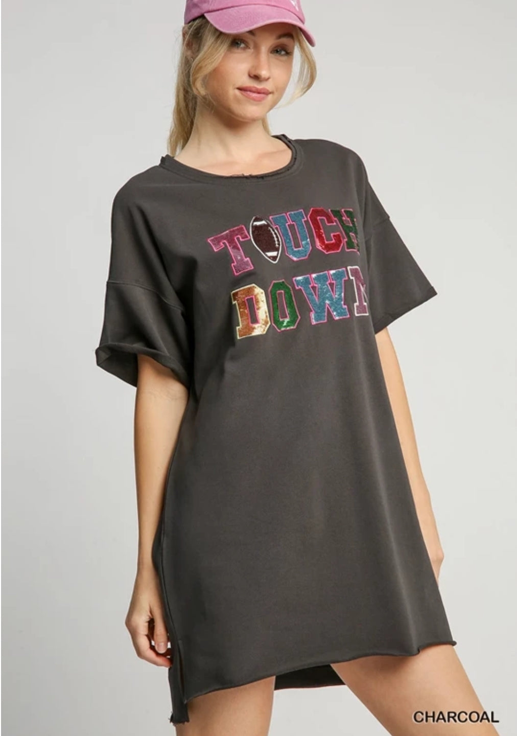 Mini Dress *GAME DAY STYLE Charcoal