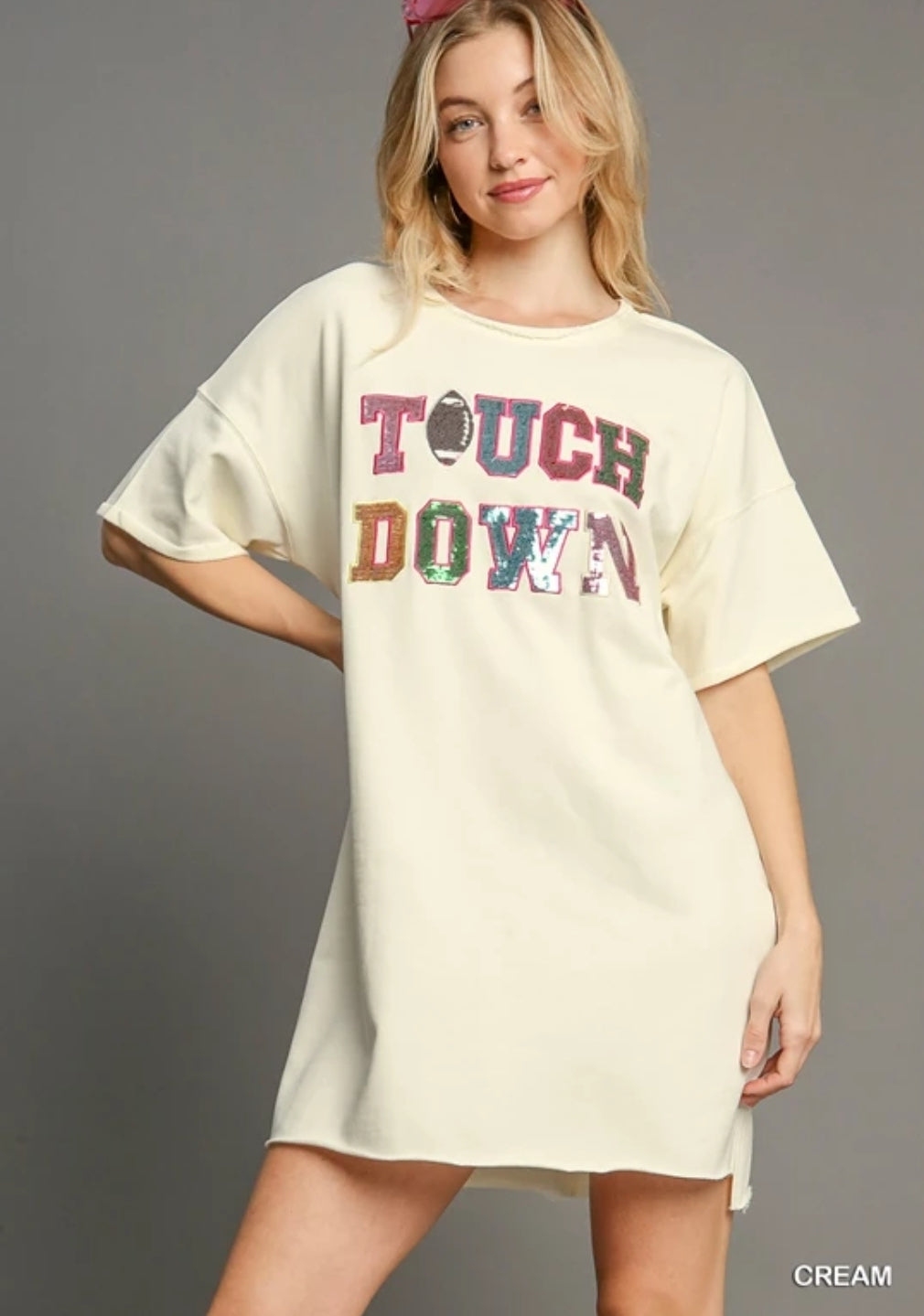 Mini Dress *GAME DAY STYLE Cream