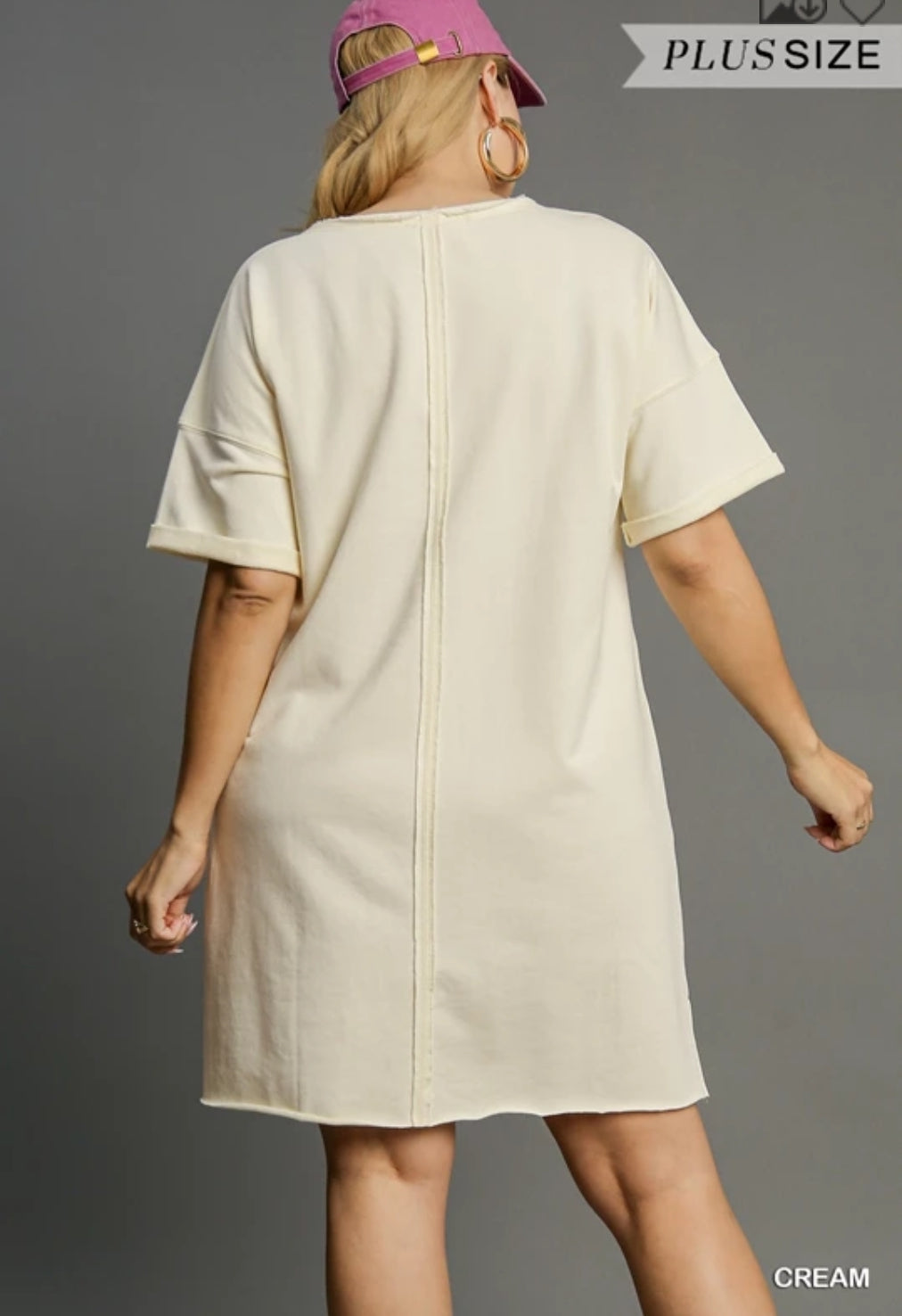 Mini Dress *GAME DAY STYLE Cream Plus