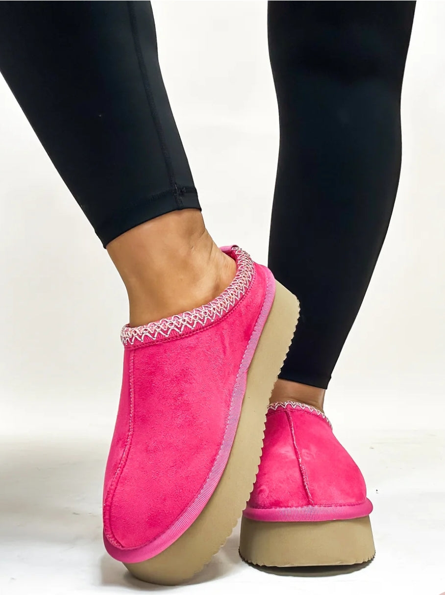 Corky's Fuchsia Faux Suede Pillow Talk Shoes
