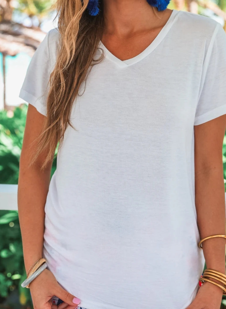 Jess Lea Basic White Tee