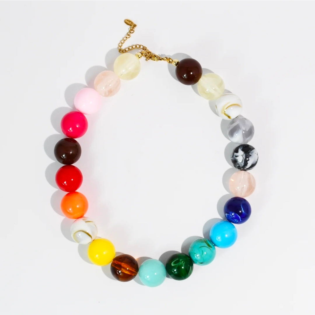 Pop Of Joyful Beads Necklace