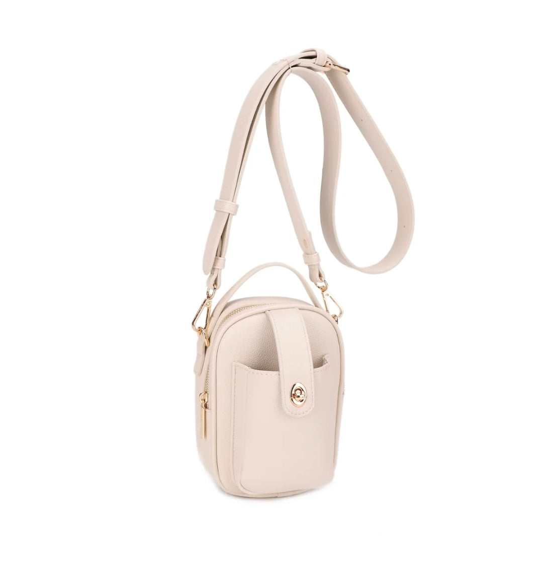 🤍✨ Ivory Elegance Mini Crossbody Bag