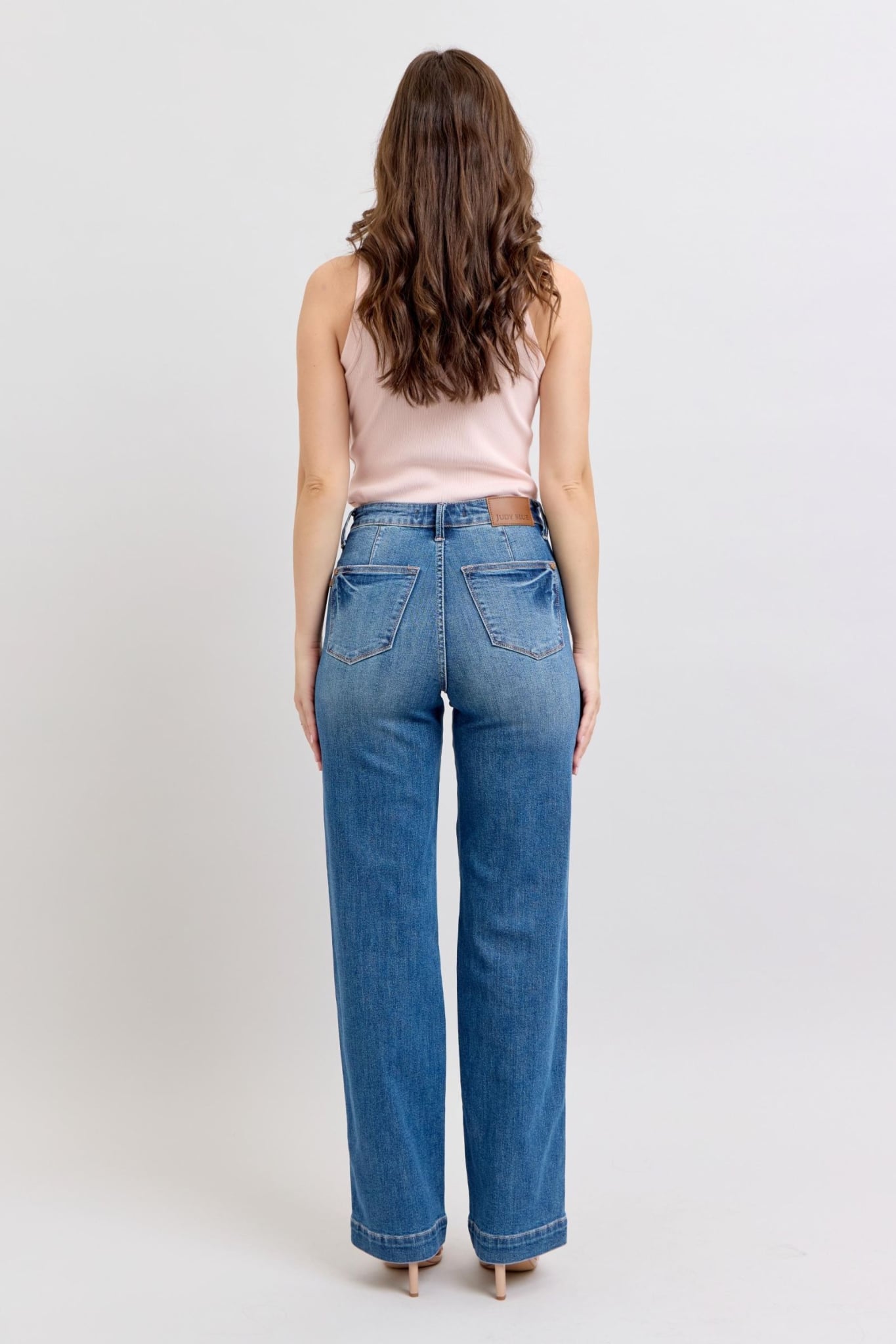 Judy Blue Fresh Bloom High Rise Straight Leg Regular
