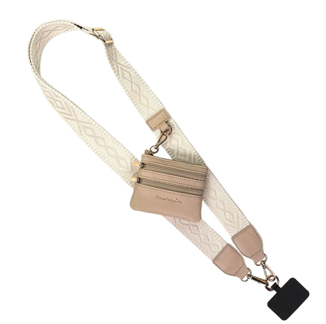 Clip & Go Strap w/Zippered Pouch Classic Ivory