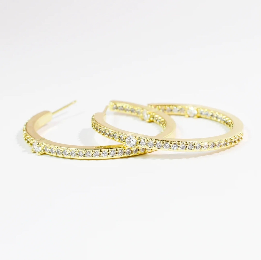 Shine On Hoops Gold