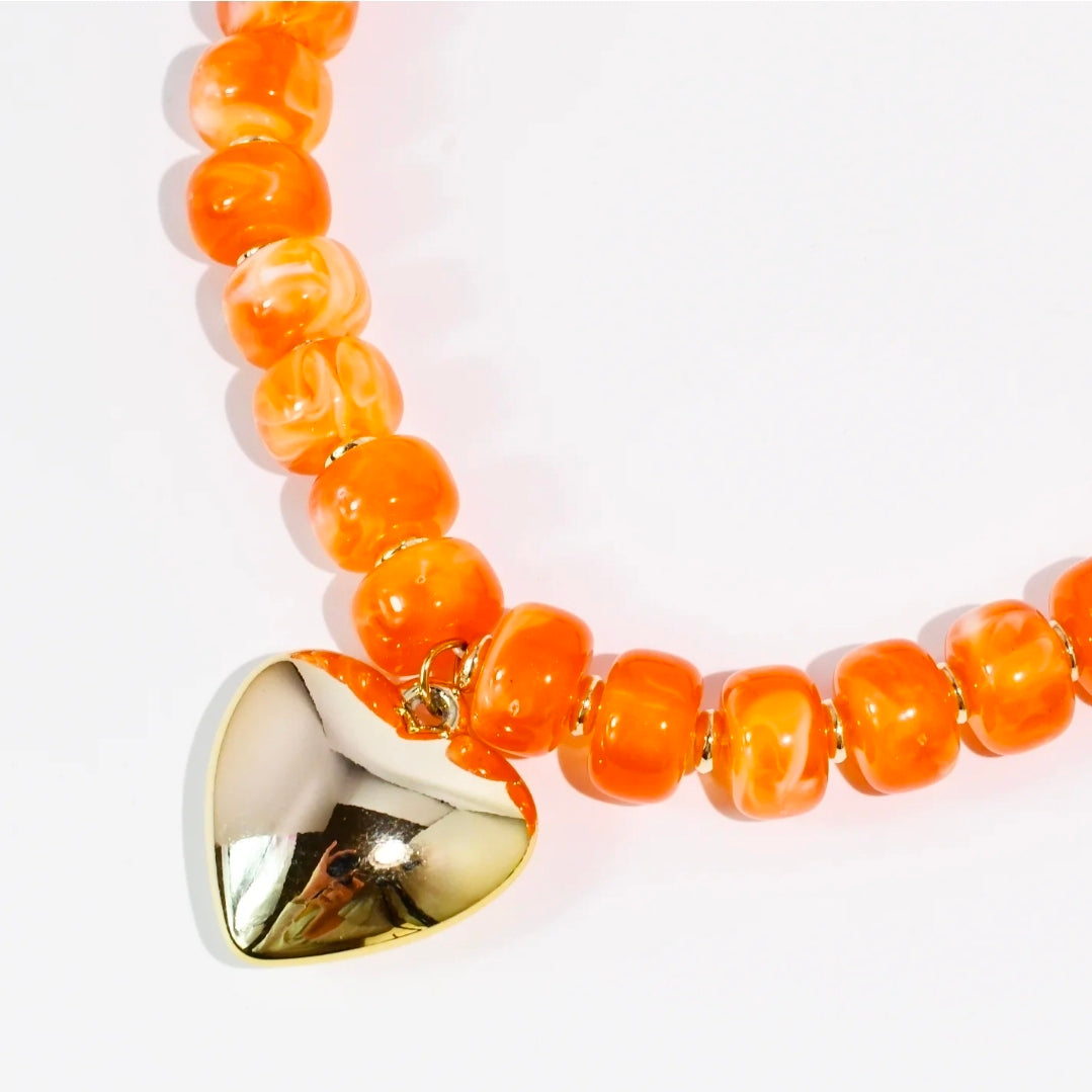 Beloved Necklace Orange