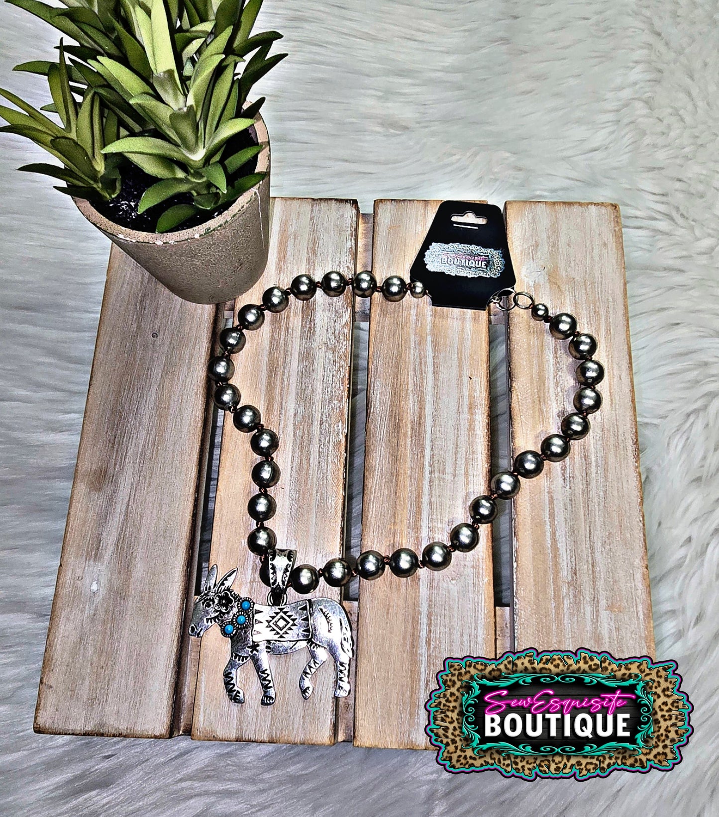 Southwest Donkey Necklace