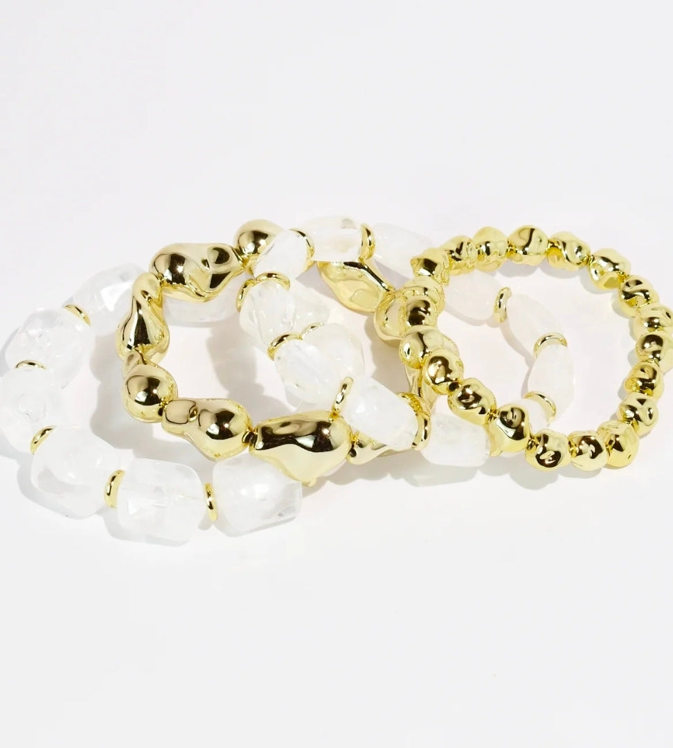 Clear All Day Bracelet Set