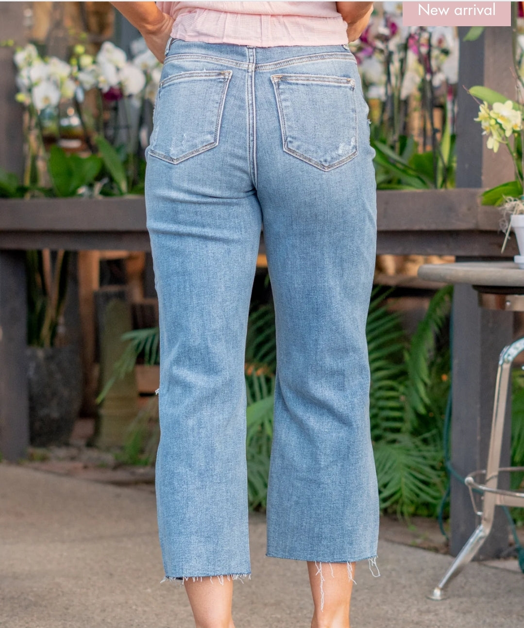 Judy Blue High Rise Wide Leg Crop Regular & Plus