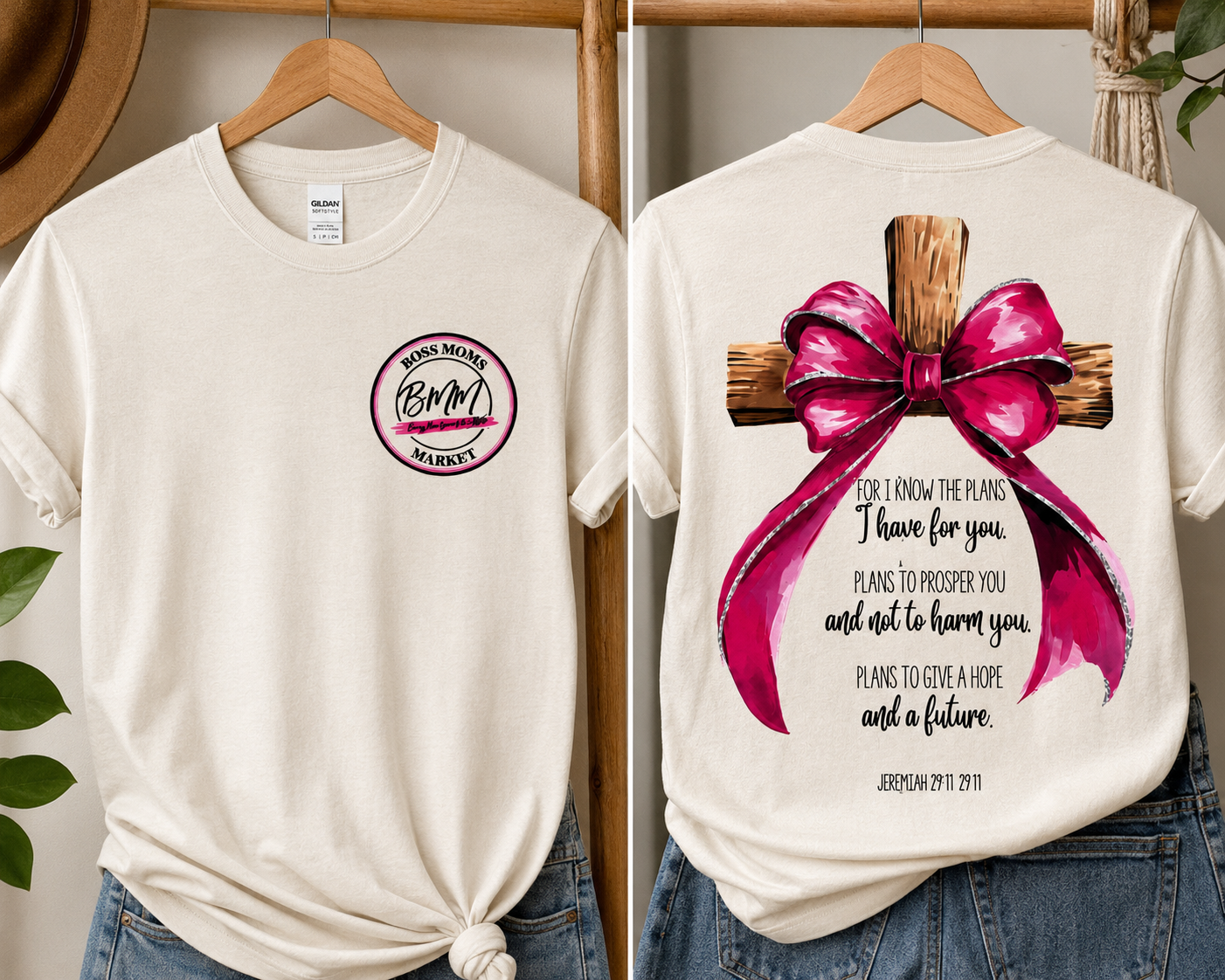 Jeremiah 29:11 Boss Moms Faith Tee