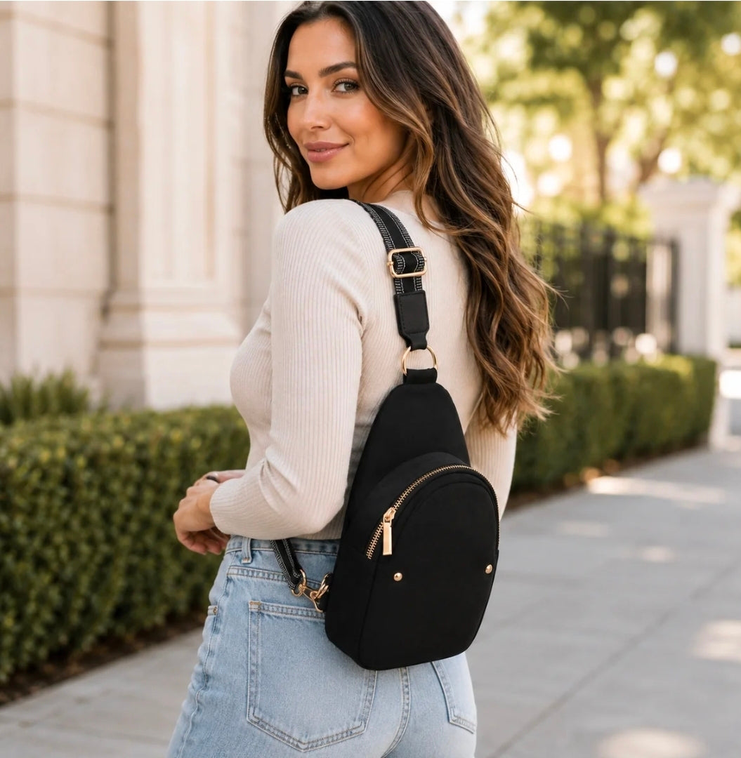 🖤✨ On-the-Go Chic Sling Backpack