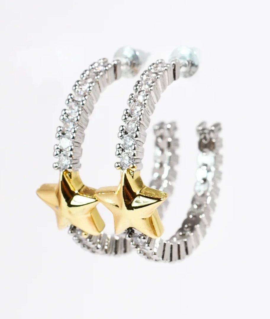 Glam Star Hoops
