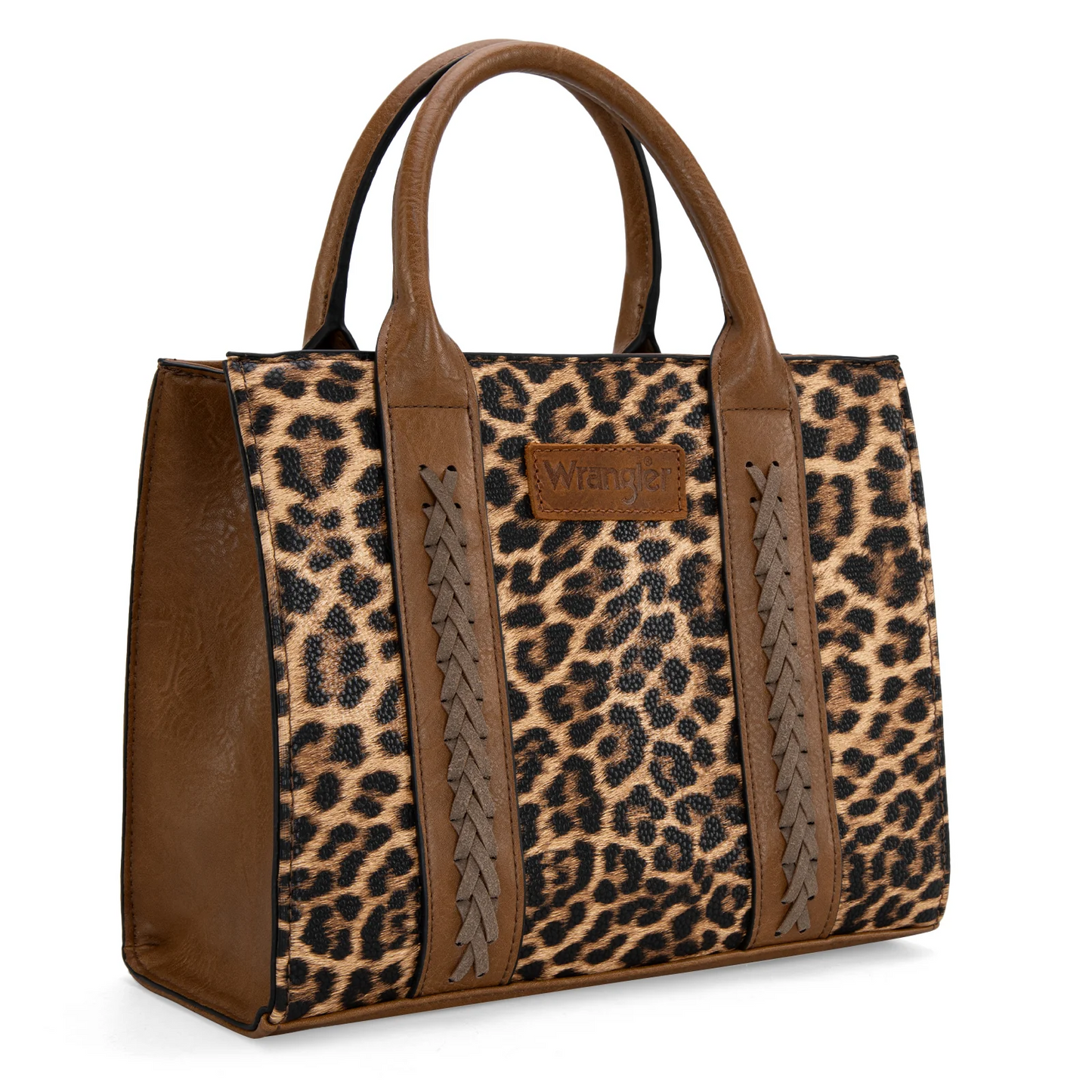 Wrangler Leopard Print Tote/Crossbody - LEOPARD