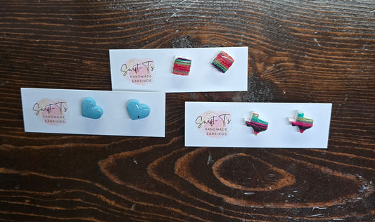 Swift T's Stud Earrings