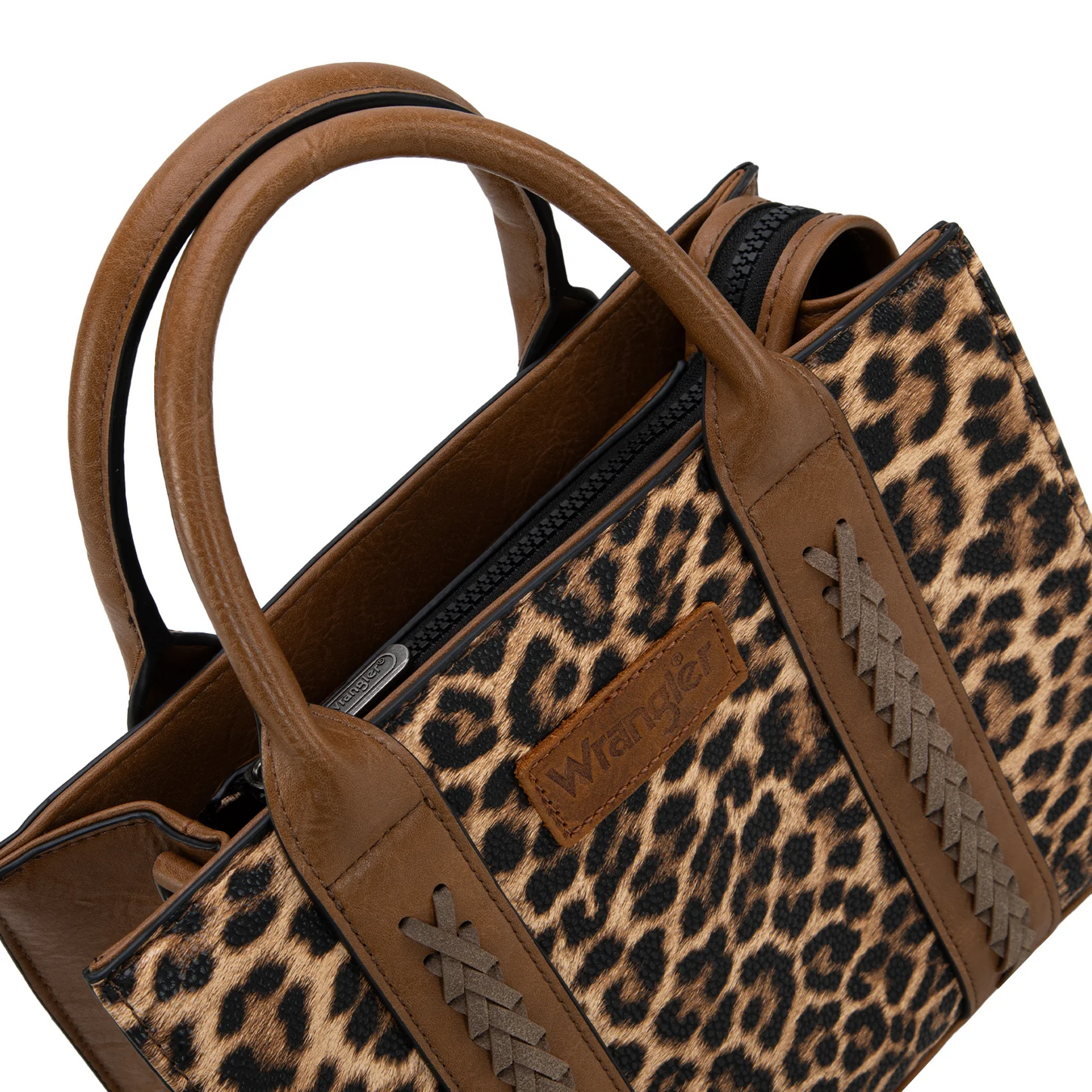 Wrangler Leopard Print Tote/Crossbody - LEOPARD