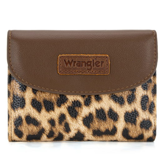 Wrangler Tri-Fold Wallet - LEOPARD
