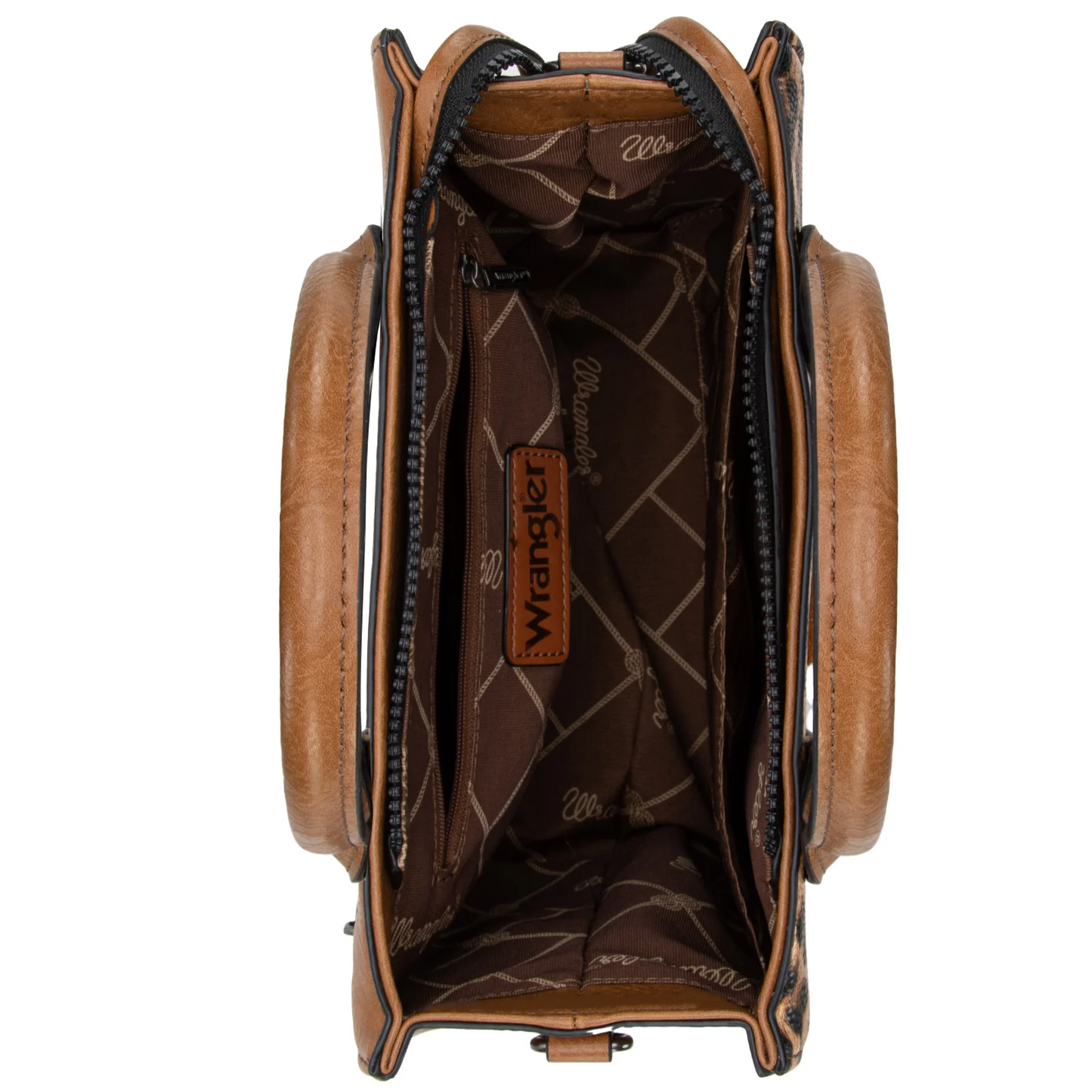Wrangler Leopard Print Tote/Crossbody - LEOPARD