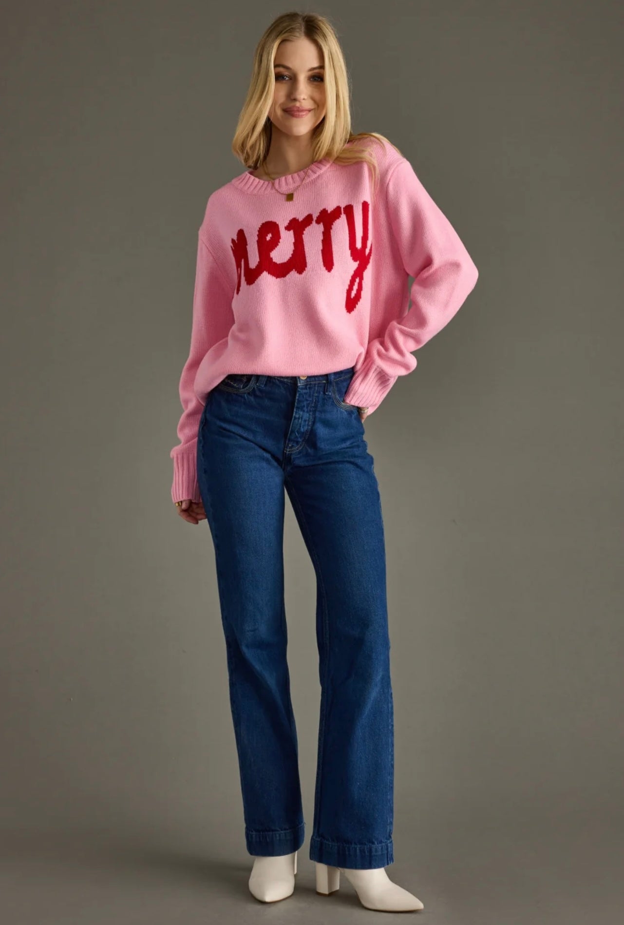 MERRY SWEATER - PINK