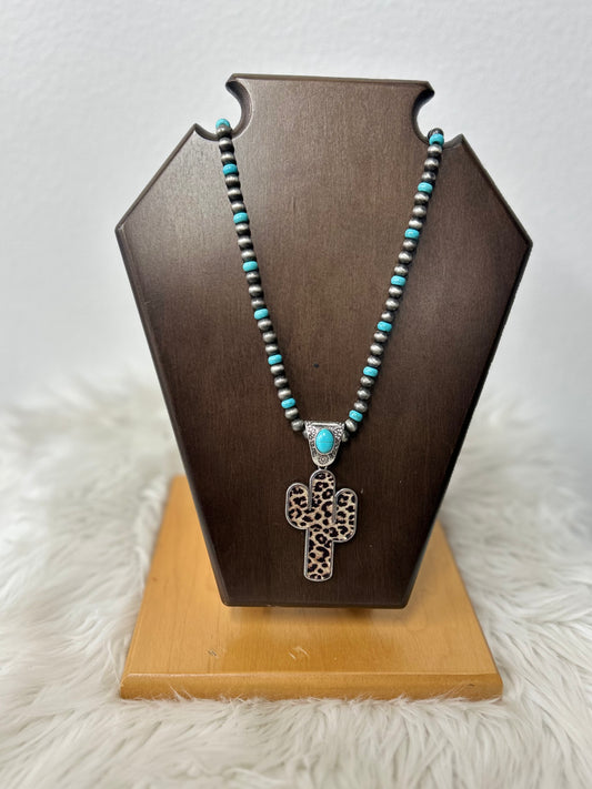 Wild West Vibes Cactus Necklace