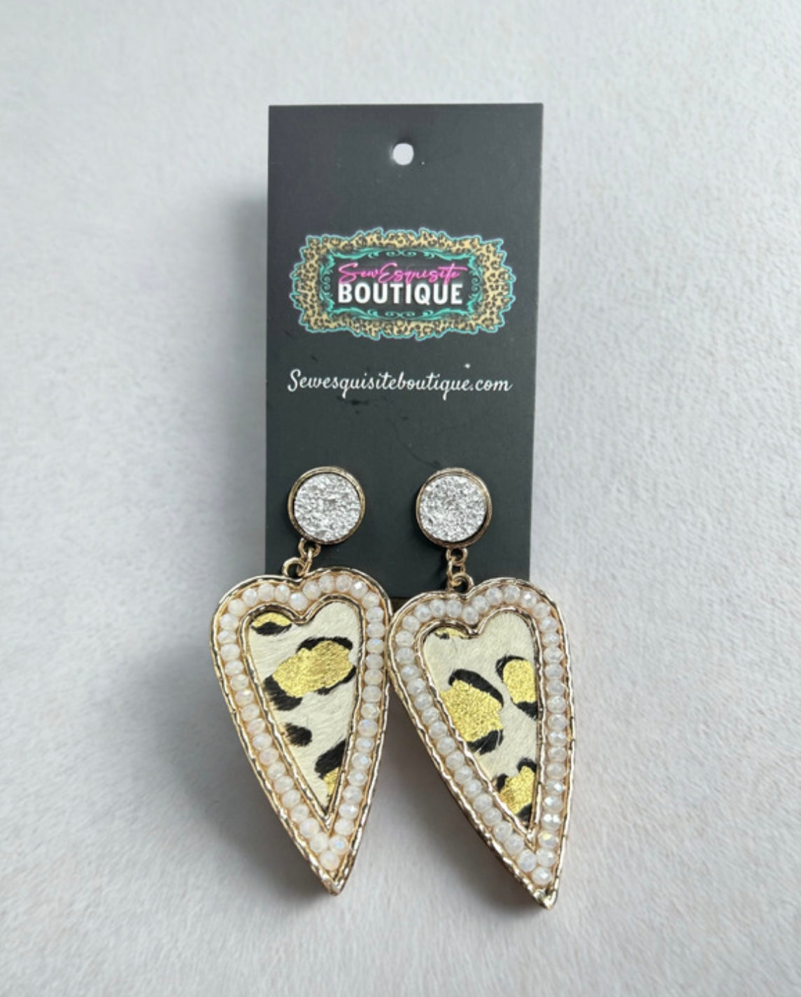 Glam Wild Heart Earrings