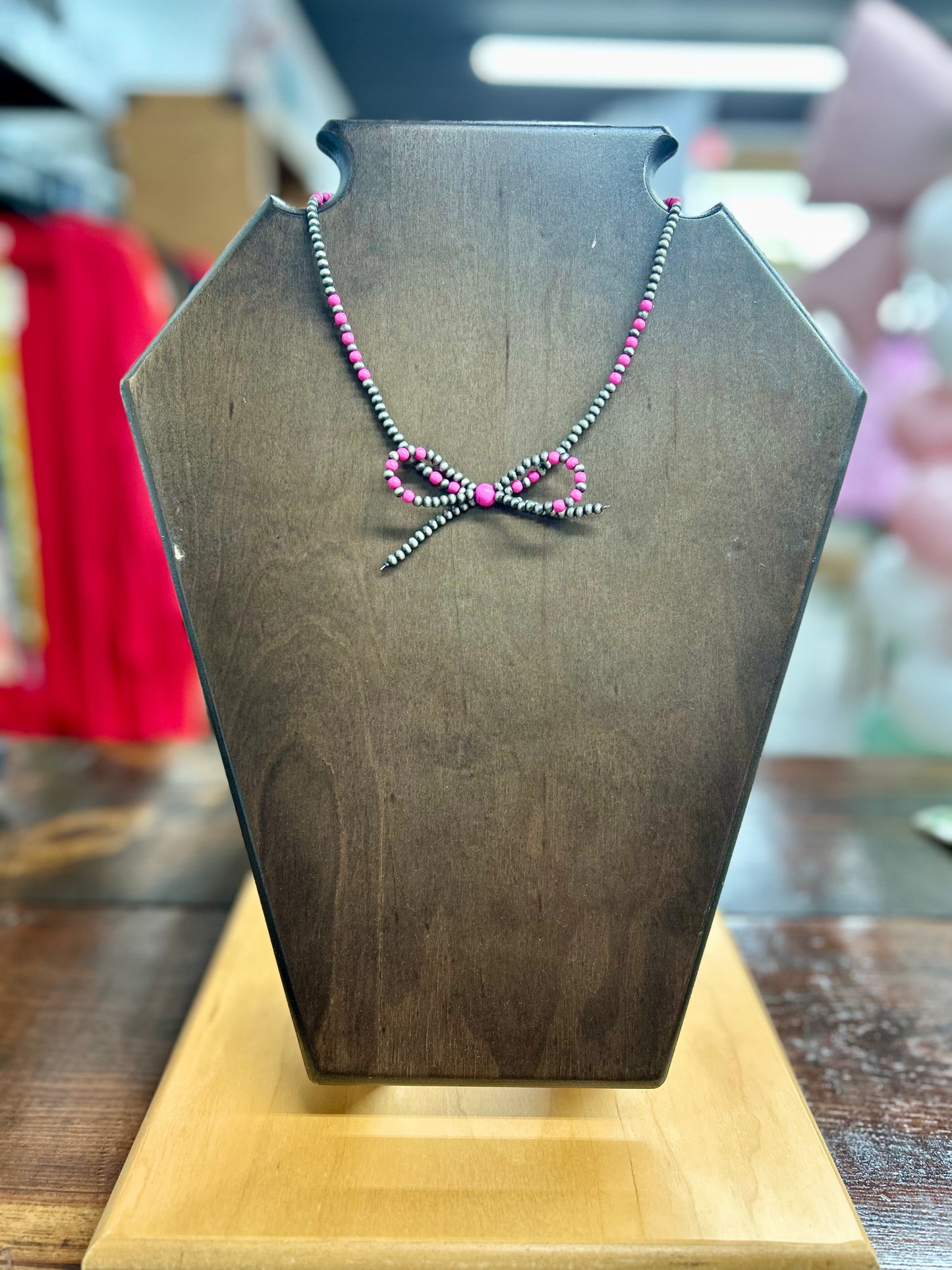 Cowgirl Bow Necklace