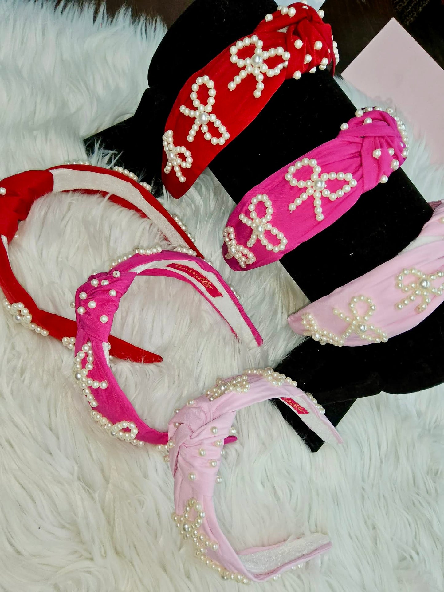 Pearl Bow Knot Statement Headband