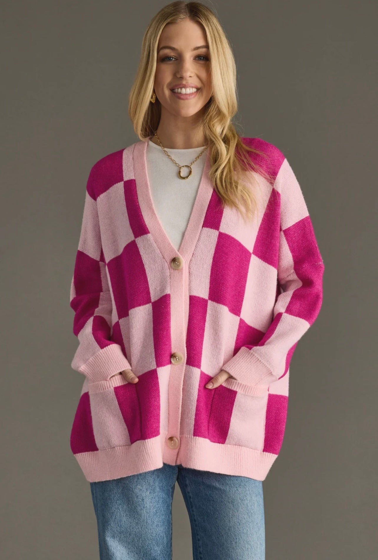 GIRL CRUSH CARDIGAN - PINK