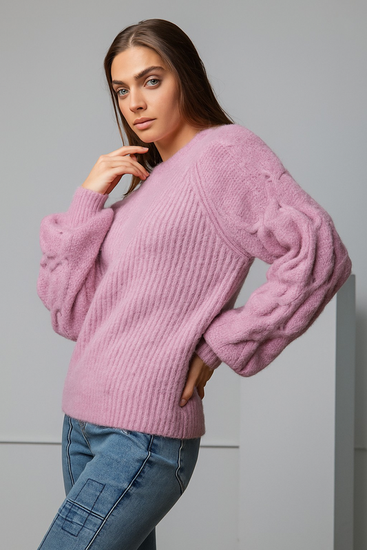 Lilac Pink Sweater