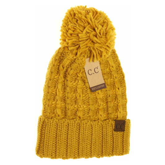 Slipstitch Pom Beanie