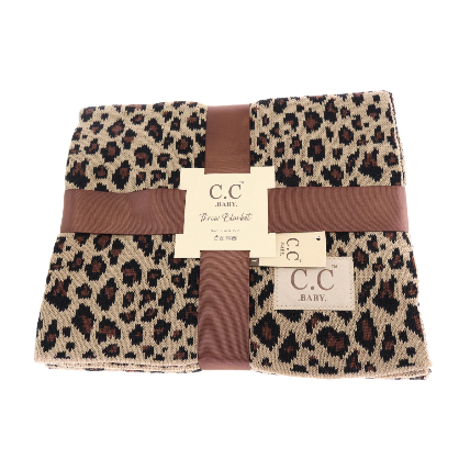 BABY C.C Leopard Pattern Blanket