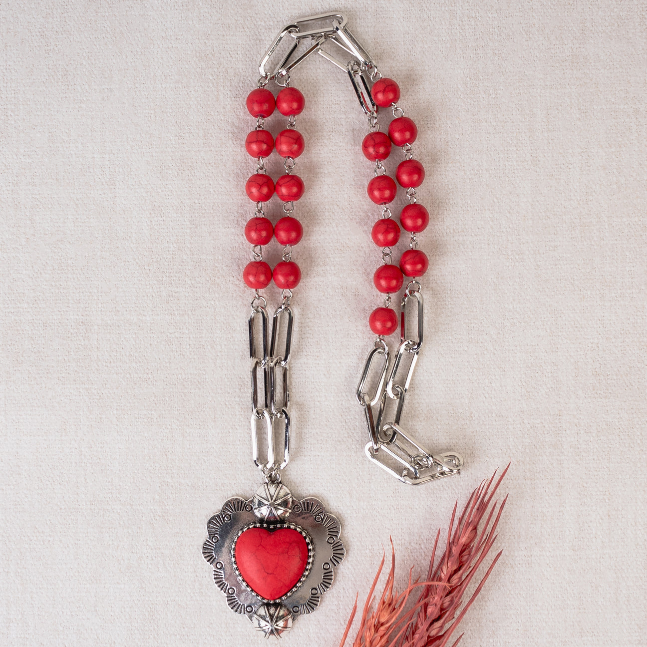 Cowgirl Heart Concho Necklace