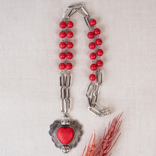 Cowgirl Heart Concho Necklace
