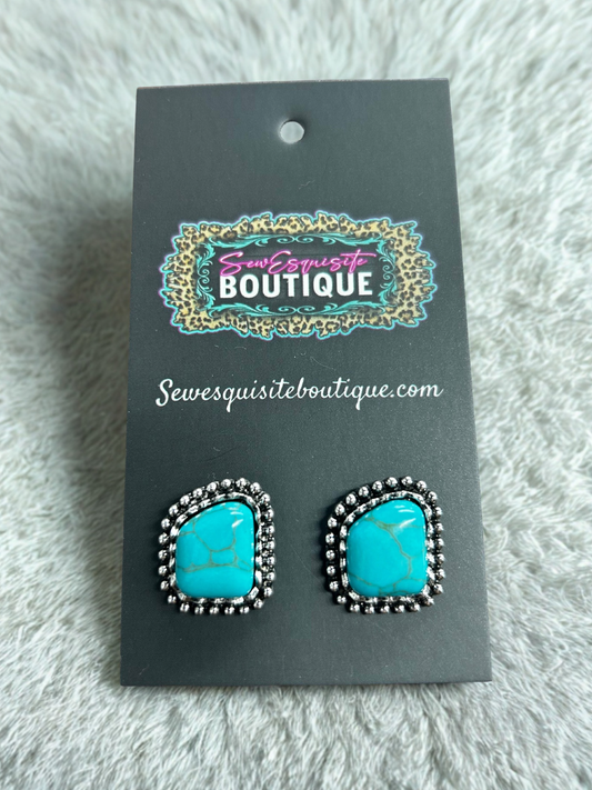 Mesa Turquoise Studs