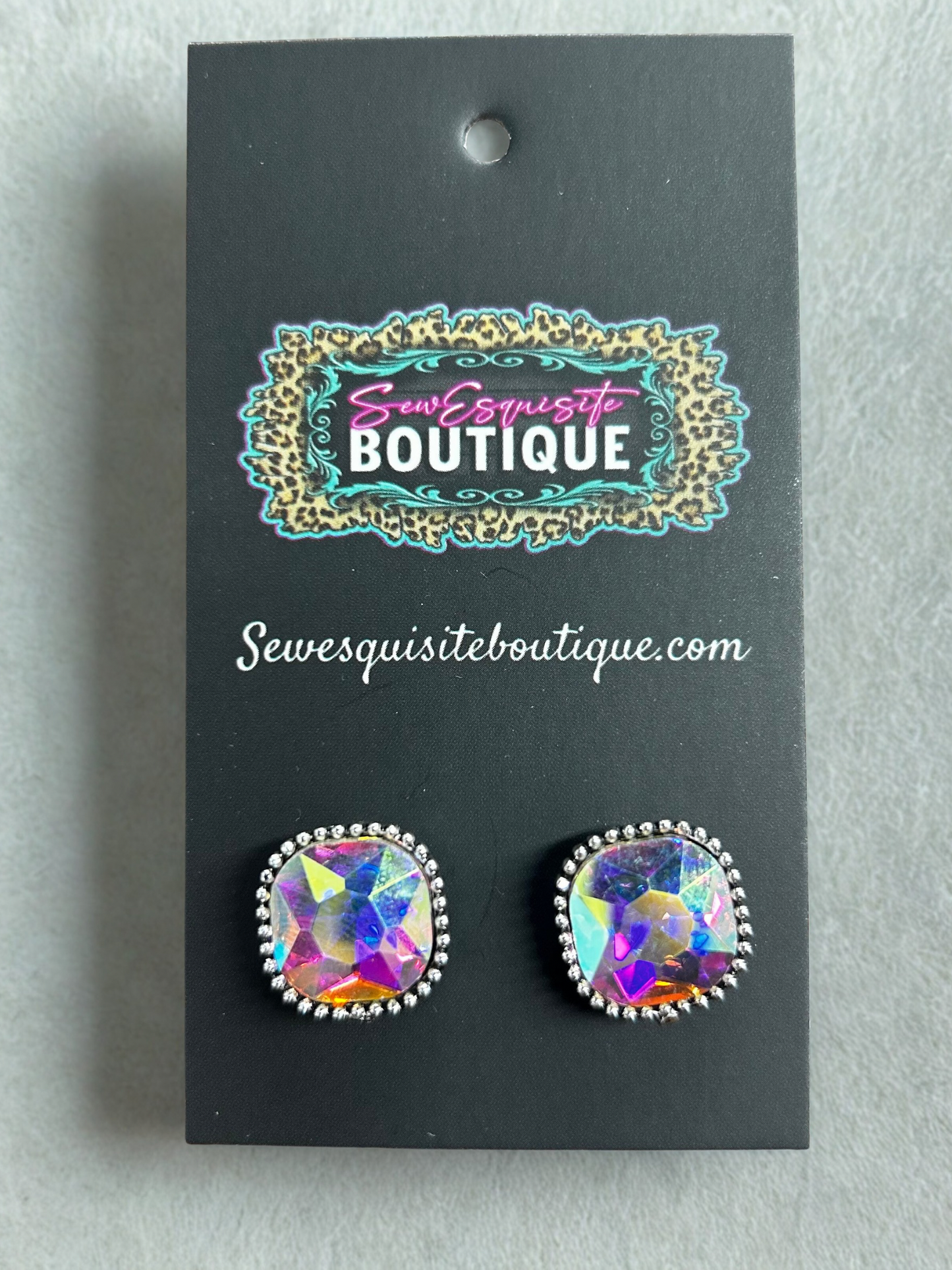 Prismatic Sparkle Studs