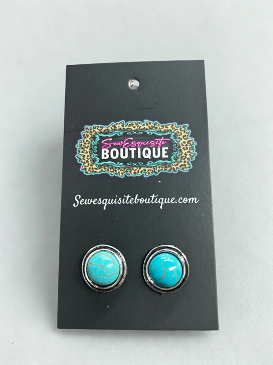 Cowgirl Button Studs
