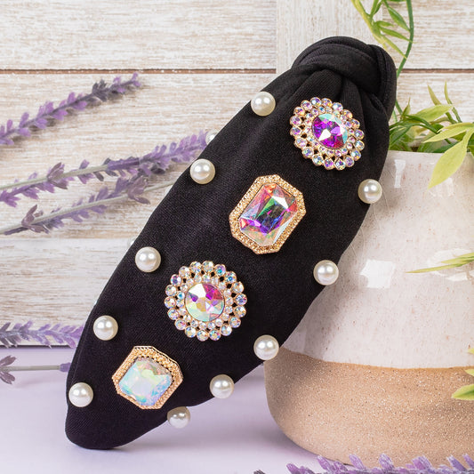 Glam Pearl Gem Headband